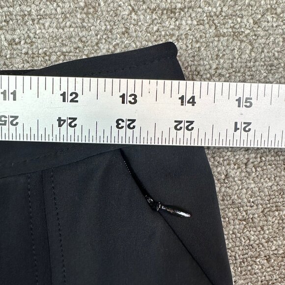 Athleta Softshell Black Ski Snowboard Snow Pants Slim Cut Women's Size 4 - Picture 4 of 5